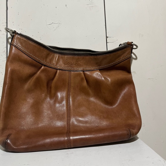 COACH Leather Soho Pleated Hobo Purse Bag - Picture 1 of 3